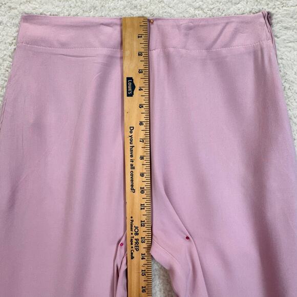 Azucar Wide Leg Pants Women Size S/P Pink Pockets Palazzo Summer Bohemian Hippie - Picture 4 of 16